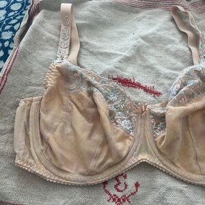 Prima Donna 3 piece cup underwire bra rose gold pink 34DDD 34F